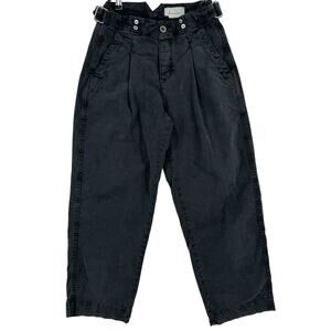 Anthrpologie Barrel Trouser Pants Womens Size 25 Gray‎ Pleated Office Boho Prep